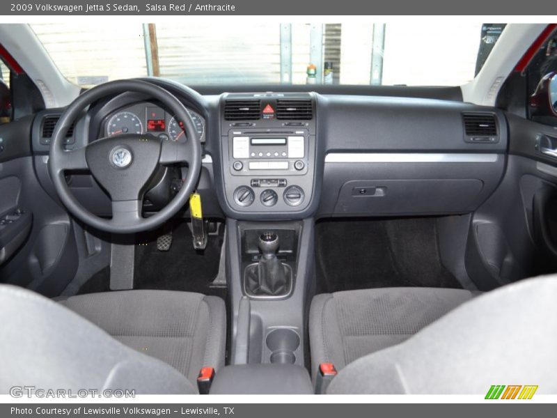 Dashboard of 2009 Jetta S Sedan