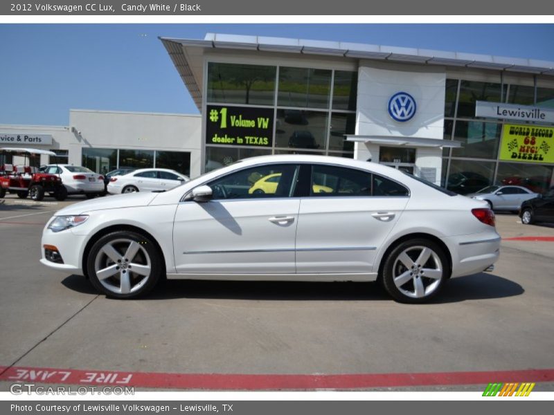 Candy White / Black 2012 Volkswagen CC Lux