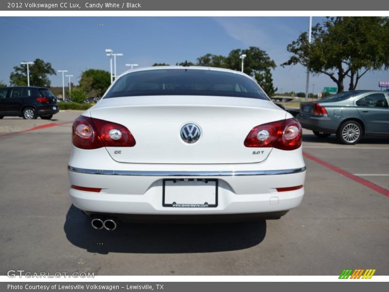 Candy White / Black 2012 Volkswagen CC Lux