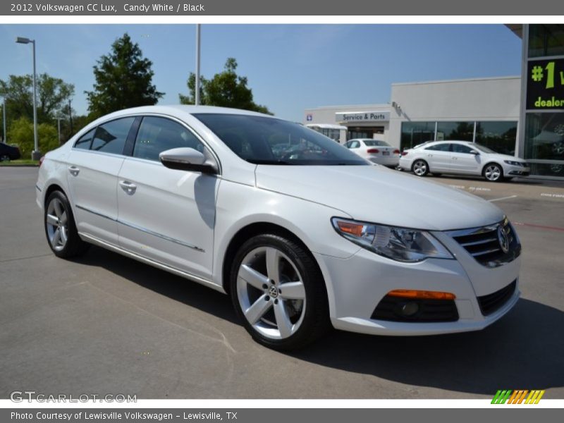 Candy White / Black 2012 Volkswagen CC Lux