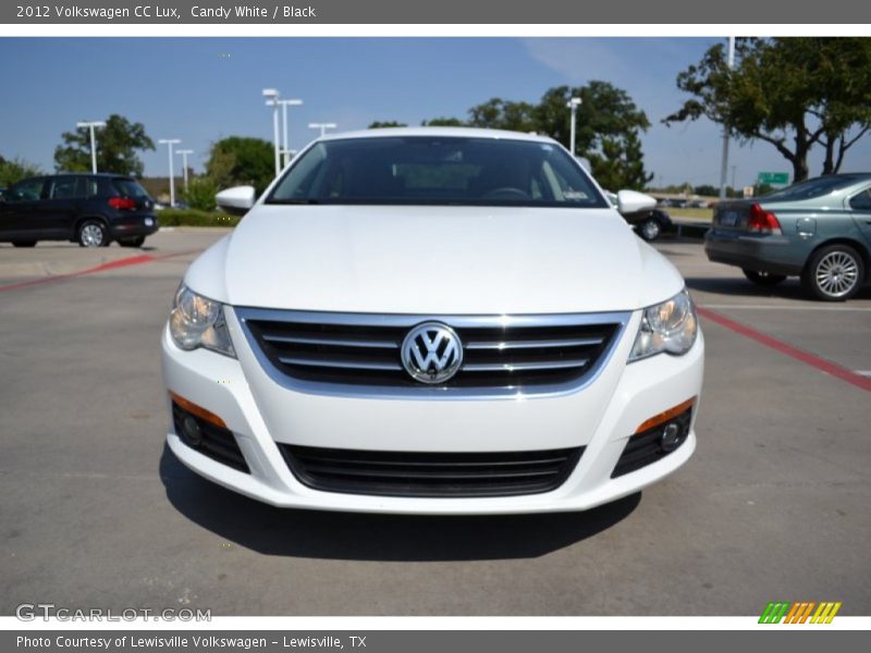 Candy White / Black 2012 Volkswagen CC Lux