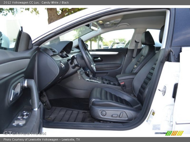 Candy White / Black 2012 Volkswagen CC Lux