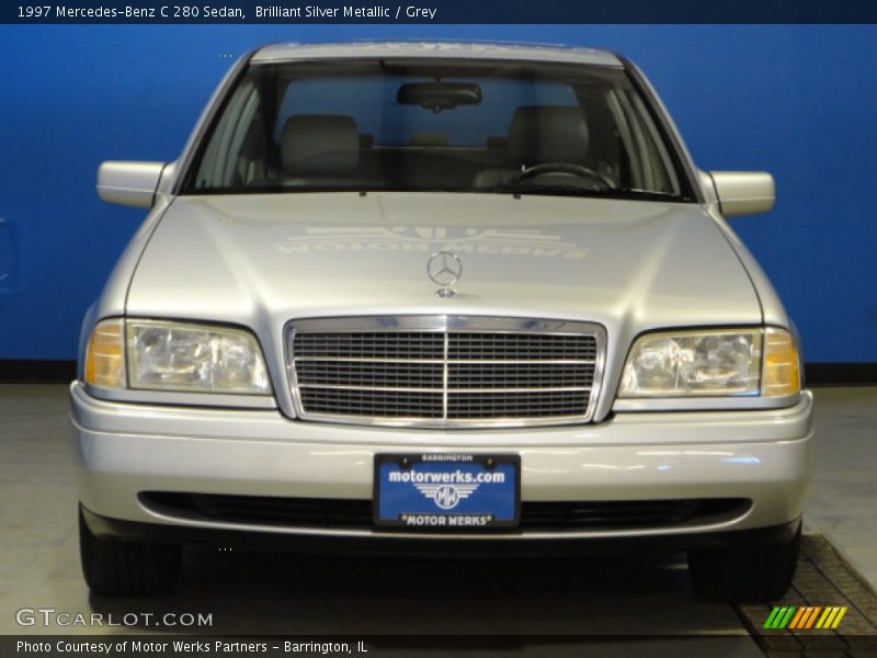 Brilliant Silver Metallic / Grey 1997 Mercedes-Benz C 280 Sedan