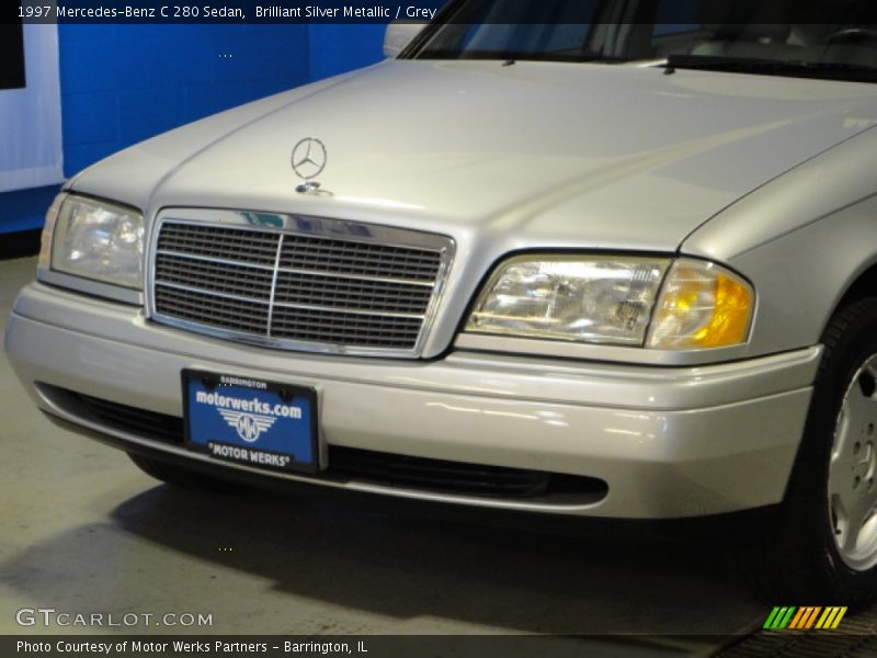Brilliant Silver Metallic / Grey 1997 Mercedes-Benz C 280 Sedan
