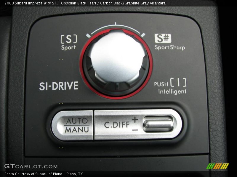 Obsidian Black Pearl / Carbon Black/Graphite Gray Alcantara 2008 Subaru Impreza WRX STi