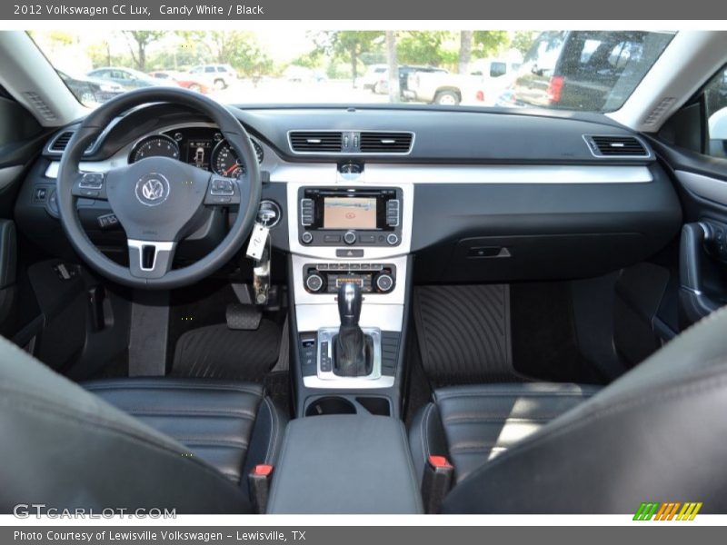 Candy White / Black 2012 Volkswagen CC Lux