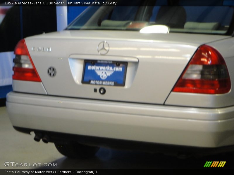 Brilliant Silver Metallic / Grey 1997 Mercedes-Benz C 280 Sedan