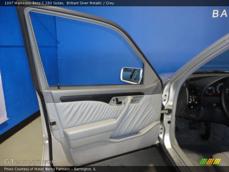 Brilliant Silver Metallic / Grey 1997 Mercedes-Benz C 280 Sedan