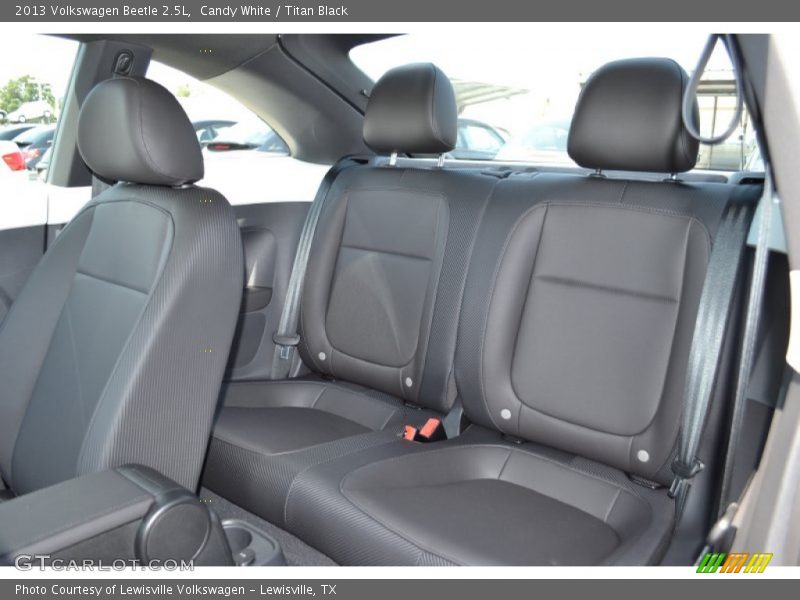 Rear Seat of 2013 Beetle 2.5L