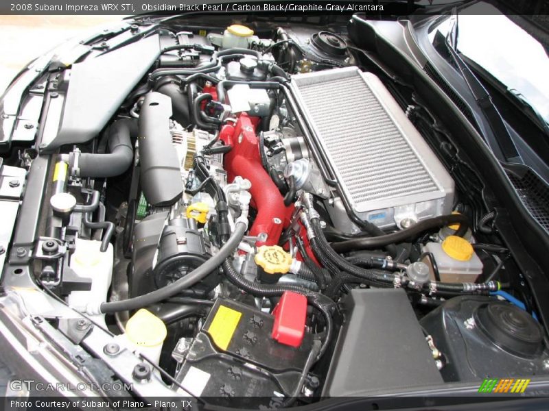 Obsidian Black Pearl / Carbon Black/Graphite Gray Alcantara 2008 Subaru Impreza WRX STi