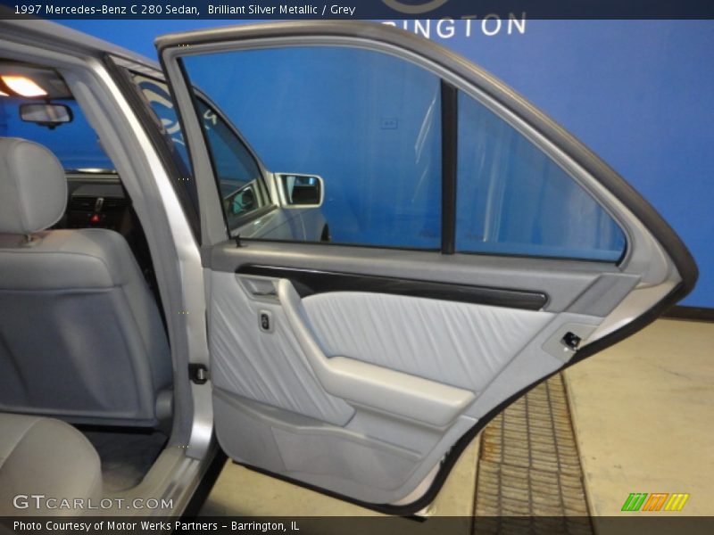 Brilliant Silver Metallic / Grey 1997 Mercedes-Benz C 280 Sedan