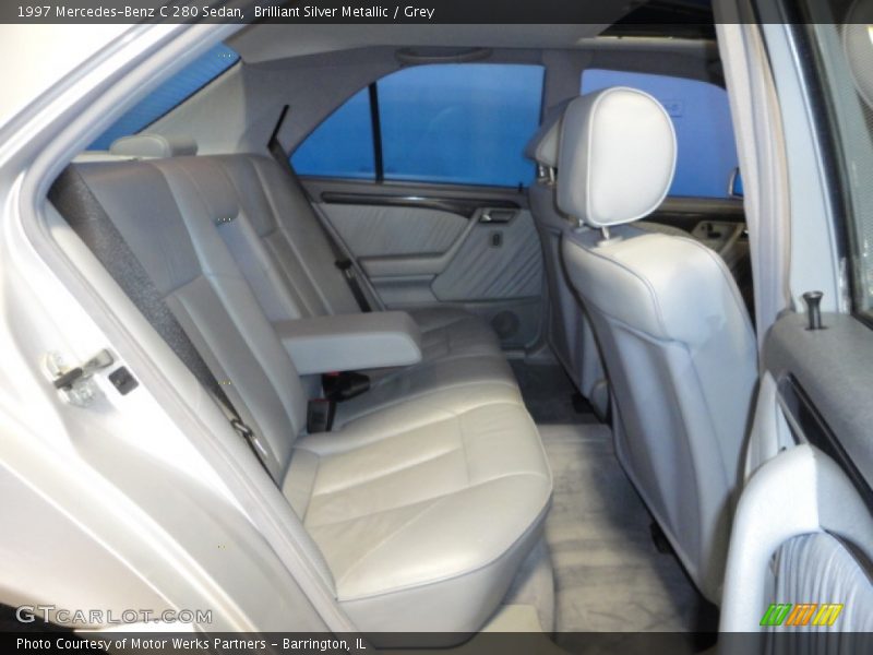 Brilliant Silver Metallic / Grey 1997 Mercedes-Benz C 280 Sedan