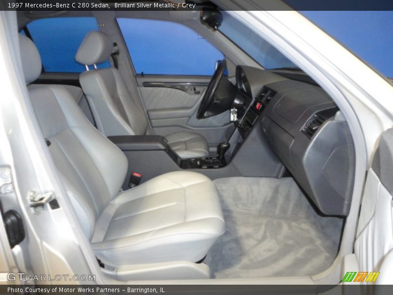 Brilliant Silver Metallic / Grey 1997 Mercedes-Benz C 280 Sedan