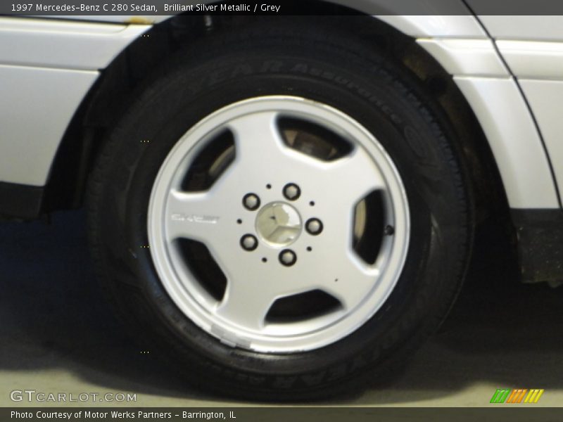 Brilliant Silver Metallic / Grey 1997 Mercedes-Benz C 280 Sedan