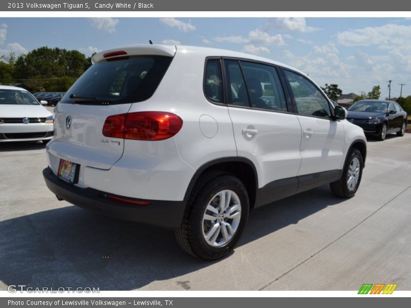 Candy White / Black 2013 Volkswagen Tiguan S