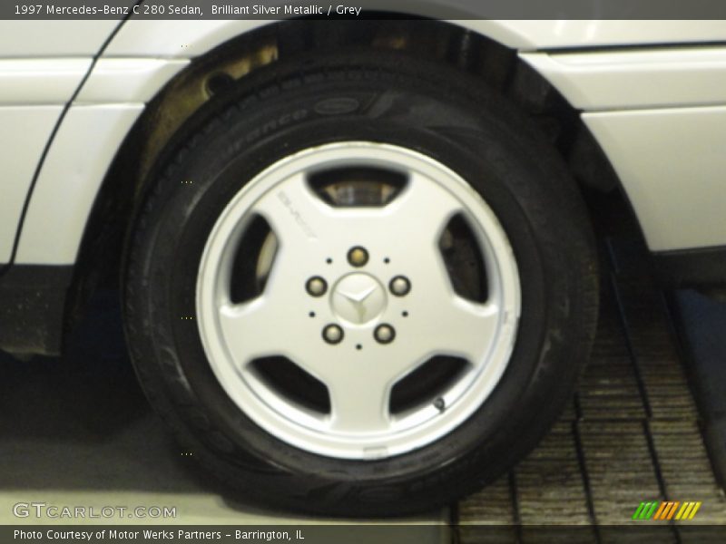 Brilliant Silver Metallic / Grey 1997 Mercedes-Benz C 280 Sedan
