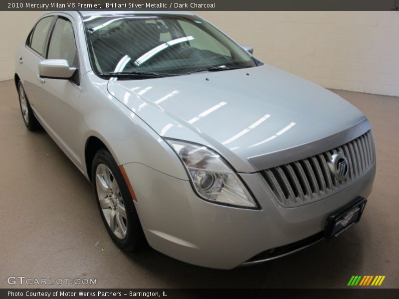 Brilliant Silver Metallic / Dark Charcoal 2010 Mercury Milan V6 Premier