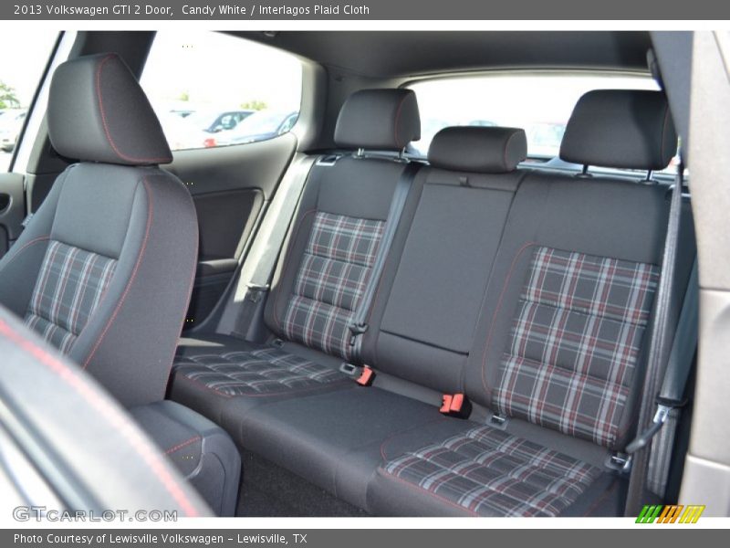 Candy White / Interlagos Plaid Cloth 2013 Volkswagen GTI 2 Door