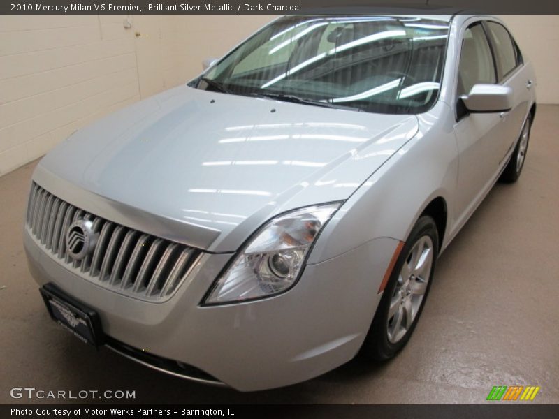 Brilliant Silver Metallic / Dark Charcoal 2010 Mercury Milan V6 Premier