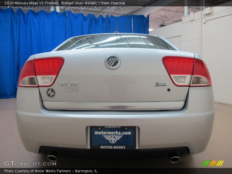 Brilliant Silver Metallic / Dark Charcoal 2010 Mercury Milan V6 Premier