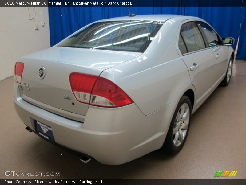 Brilliant Silver Metallic / Dark Charcoal 2010 Mercury Milan V6 Premier