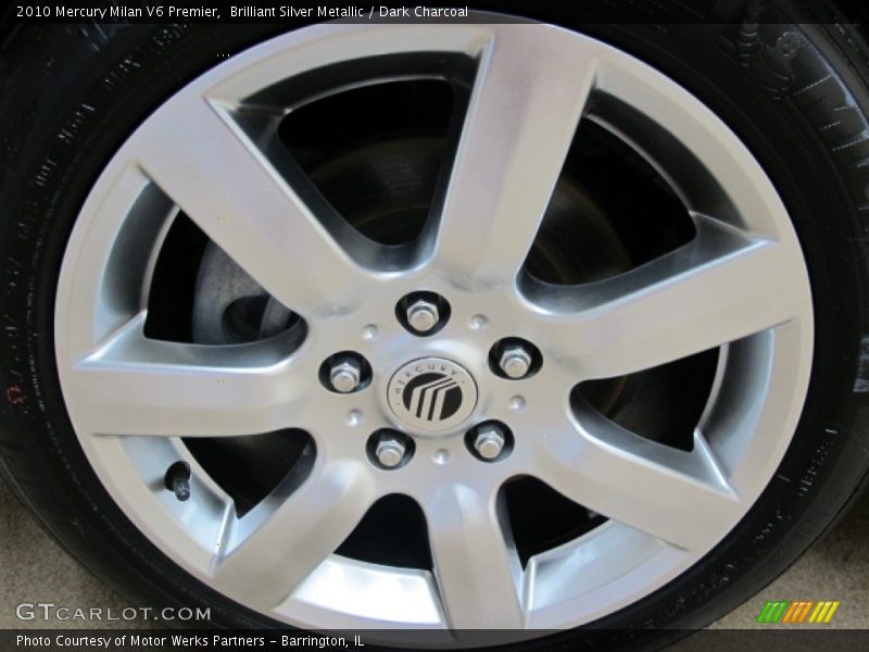 Brilliant Silver Metallic / Dark Charcoal 2010 Mercury Milan V6 Premier