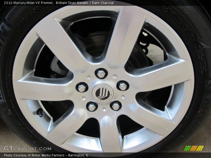 Brilliant Silver Metallic / Dark Charcoal 2010 Mercury Milan V6 Premier