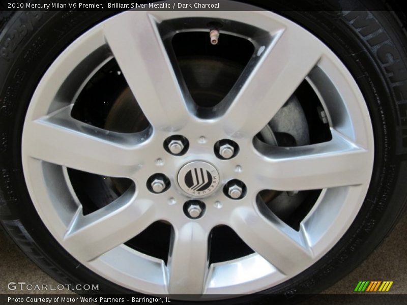 Brilliant Silver Metallic / Dark Charcoal 2010 Mercury Milan V6 Premier