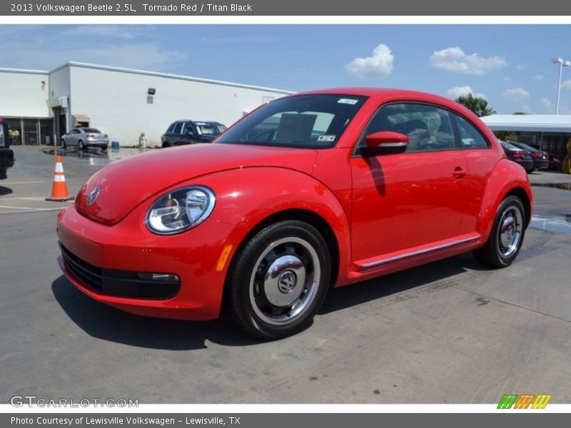 Tornado Red / Titan Black 2013 Volkswagen Beetle 2.5L