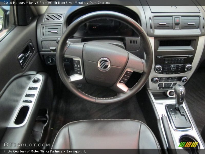 Brilliant Silver Metallic / Dark Charcoal 2010 Mercury Milan V6 Premier