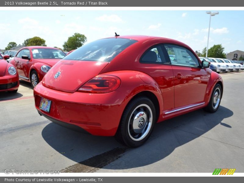 Tornado Red / Titan Black 2013 Volkswagen Beetle 2.5L