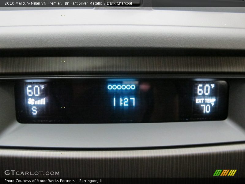 Brilliant Silver Metallic / Dark Charcoal 2010 Mercury Milan V6 Premier