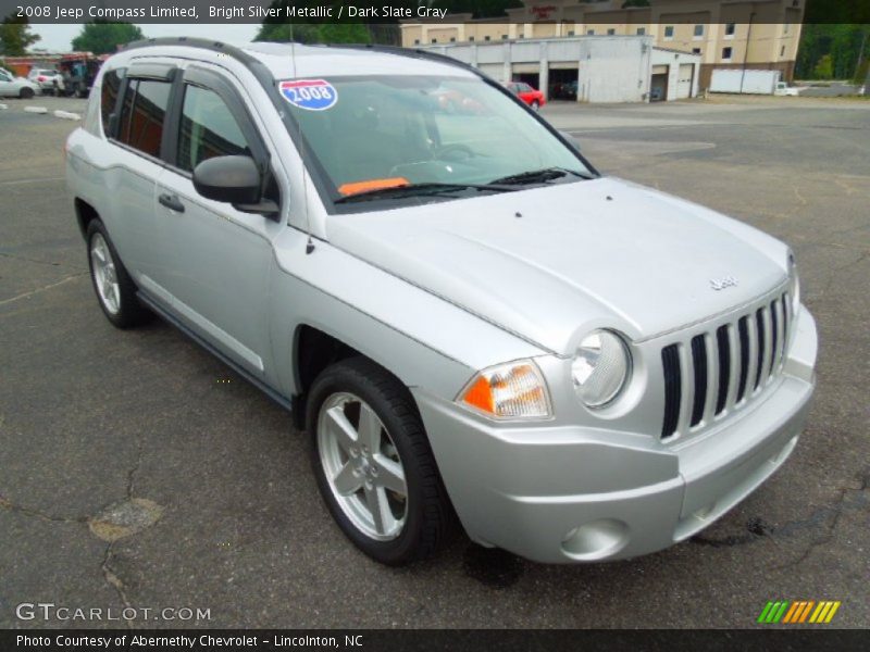 Bright Silver Metallic / Dark Slate Gray 2008 Jeep Compass Limited