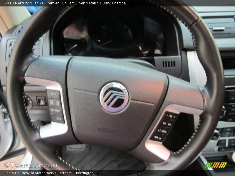 Brilliant Silver Metallic / Dark Charcoal 2010 Mercury Milan V6 Premier