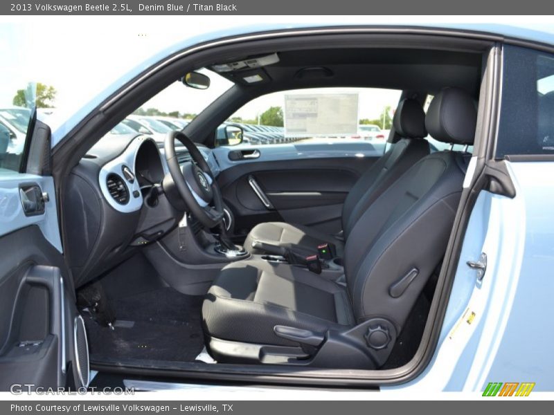 Denim Blue / Titan Black 2013 Volkswagen Beetle 2.5L