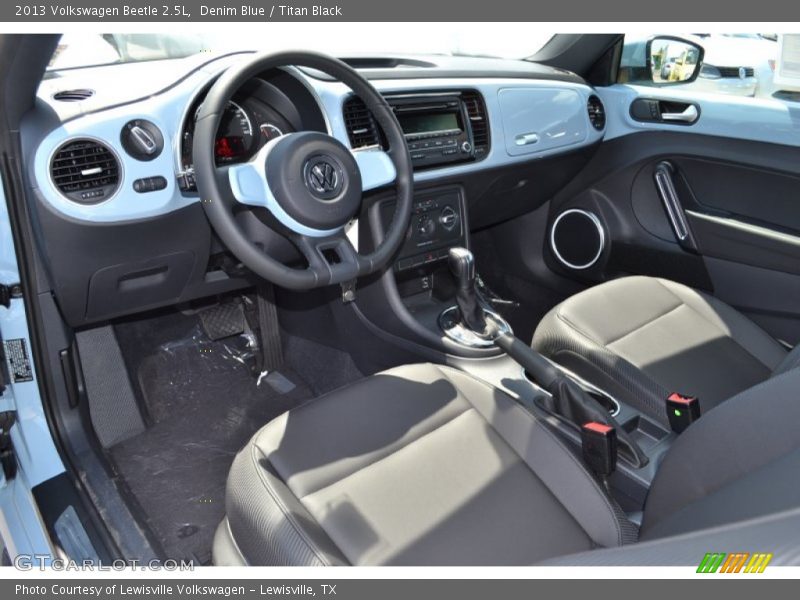 Denim Blue / Titan Black 2013 Volkswagen Beetle 2.5L