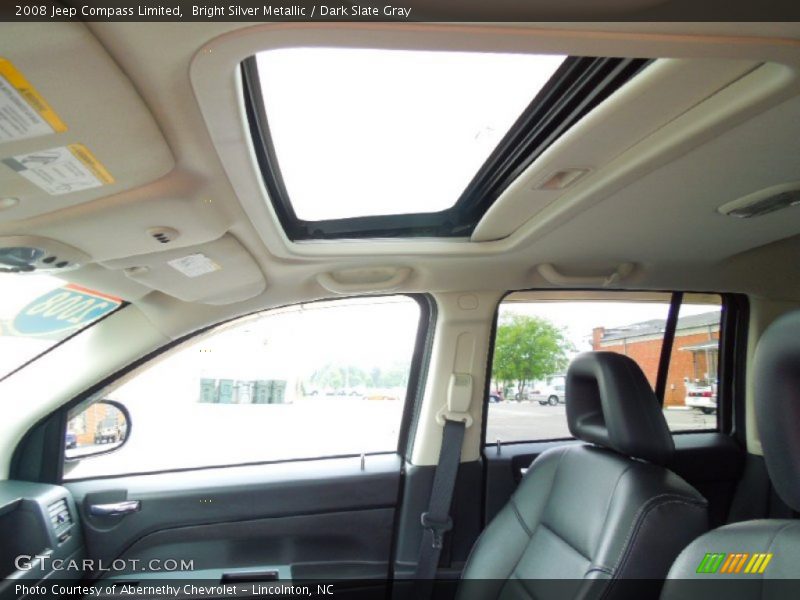 Bright Silver Metallic / Dark Slate Gray 2008 Jeep Compass Limited