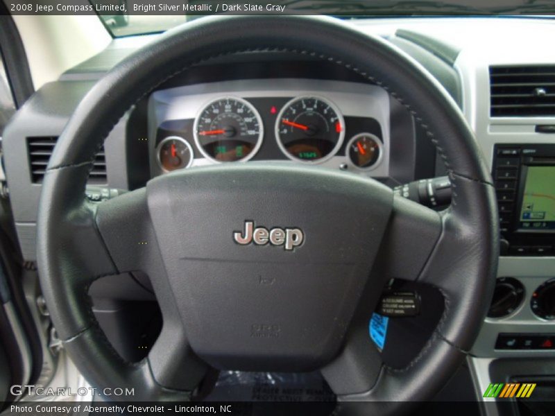 Bright Silver Metallic / Dark Slate Gray 2008 Jeep Compass Limited