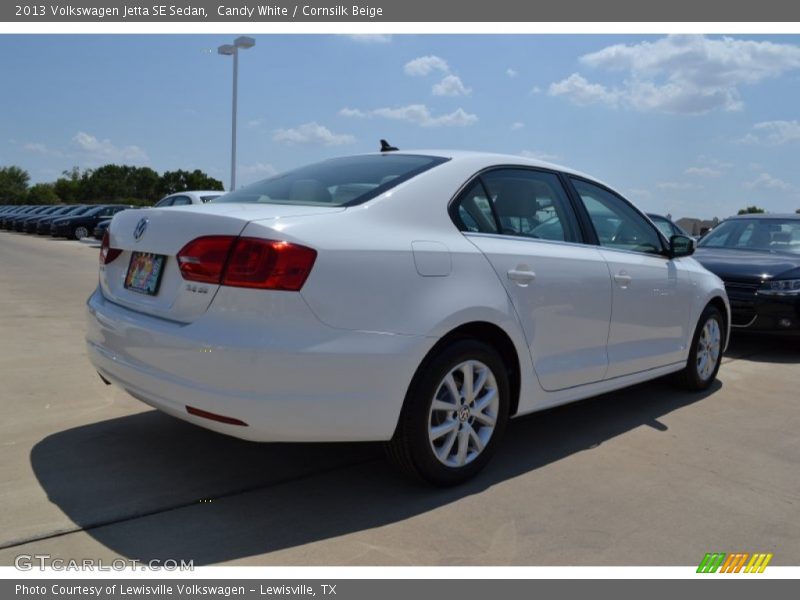 Candy White / Cornsilk Beige 2013 Volkswagen Jetta SE Sedan