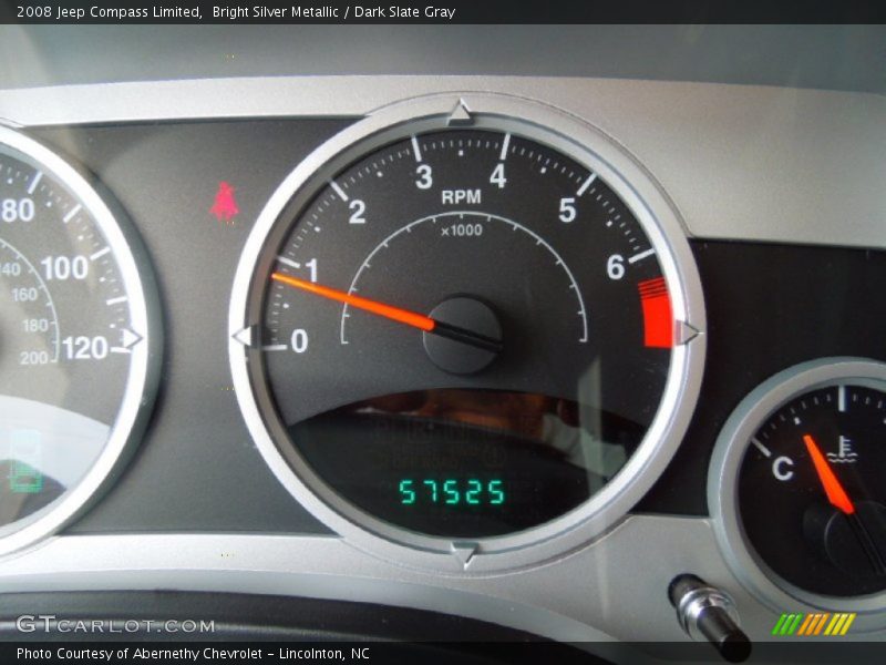 Bright Silver Metallic / Dark Slate Gray 2008 Jeep Compass Limited