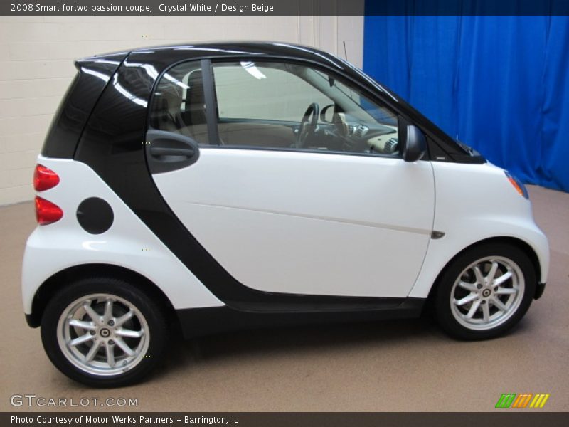 Crystal White / Design Beige 2008 Smart fortwo passion coupe