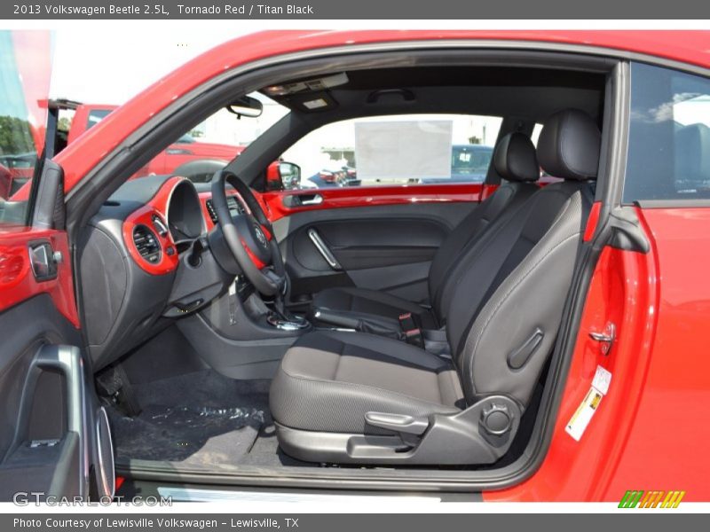 Tornado Red / Titan Black 2013 Volkswagen Beetle 2.5L