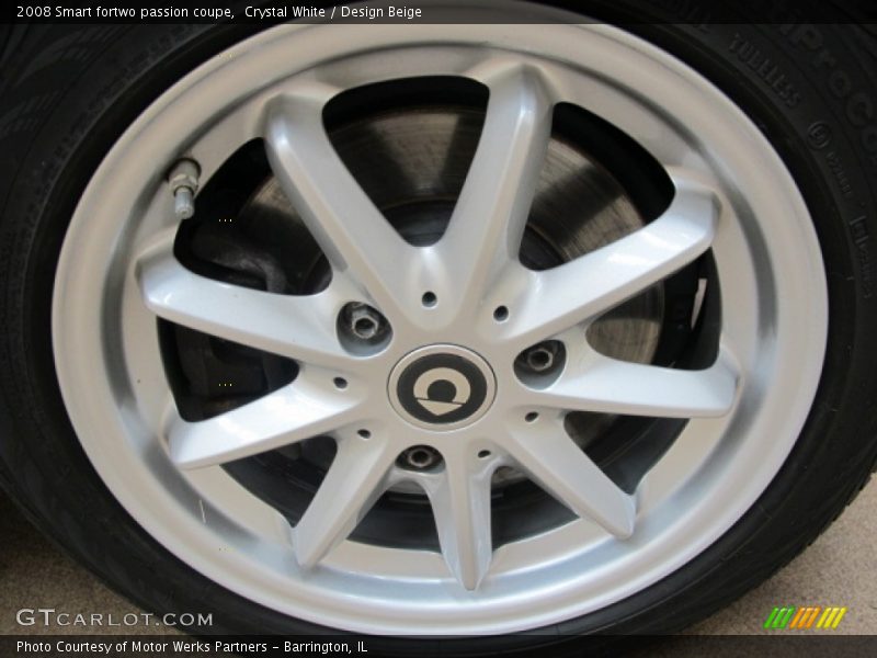3 Lug Alloy Wheel - 2008 Smart fortwo passion coupe
