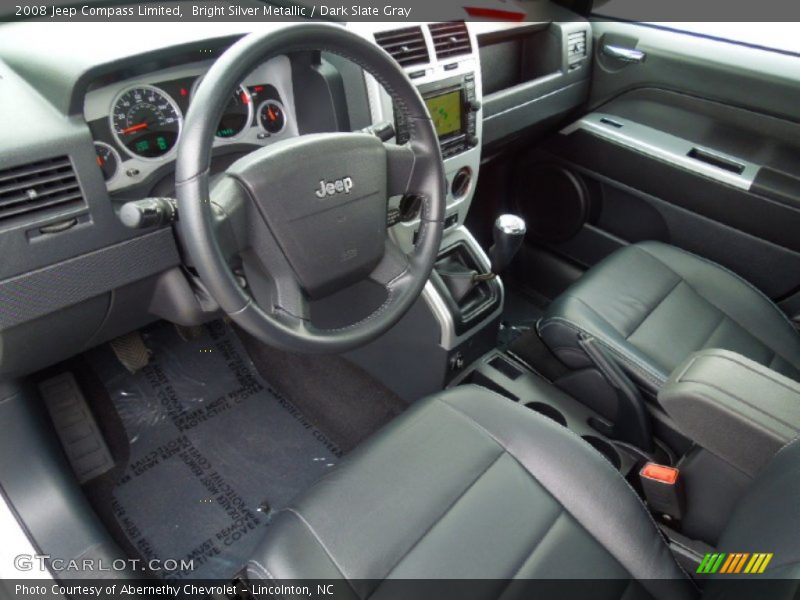 Bright Silver Metallic / Dark Slate Gray 2008 Jeep Compass Limited