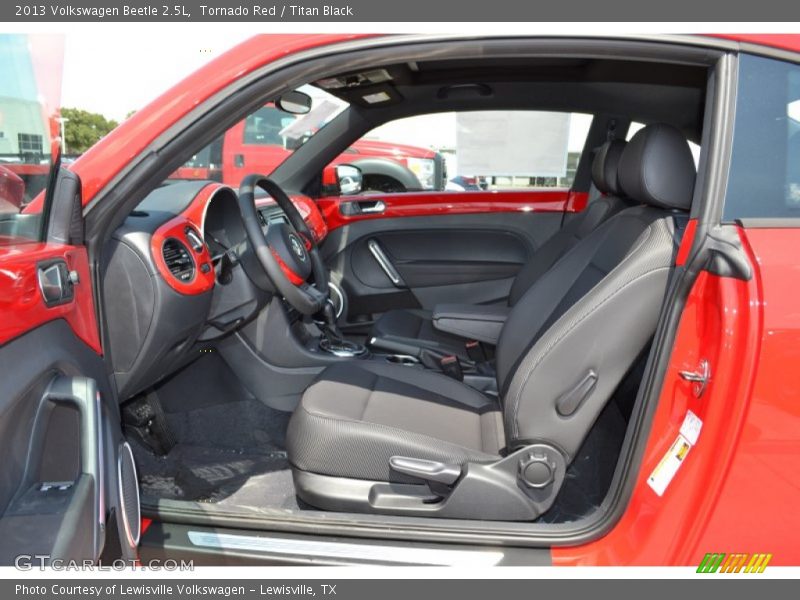 Tornado Red / Titan Black 2013 Volkswagen Beetle 2.5L