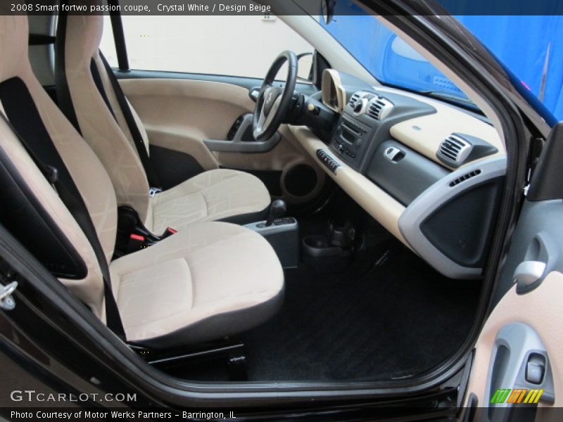  2008 fortwo passion coupe Design Beige Interior