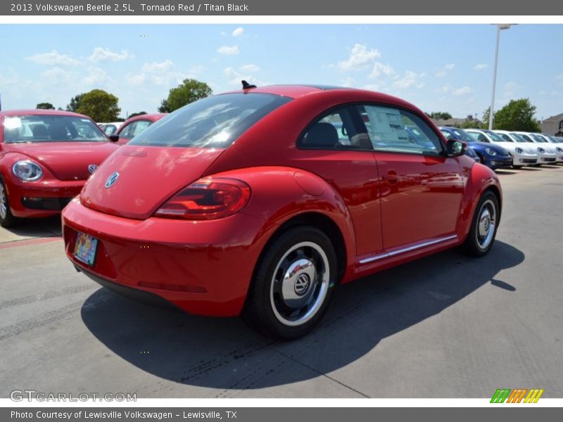 Tornado Red / Titan Black 2013 Volkswagen Beetle 2.5L