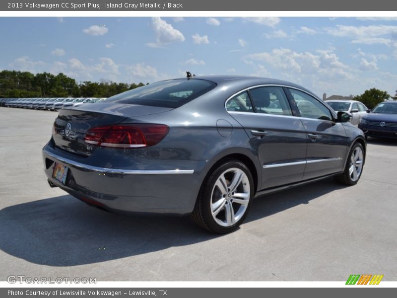 Island Gray Metallic / Black 2013 Volkswagen CC Sport Plus