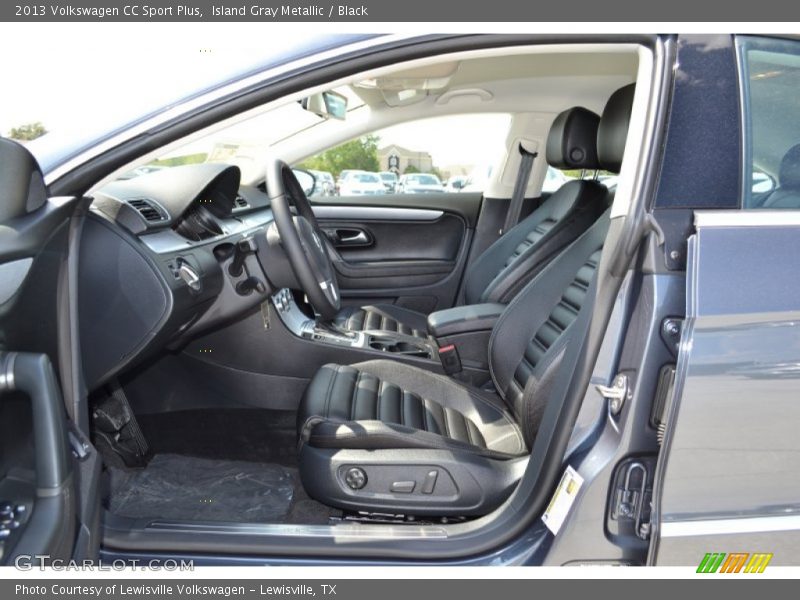 Island Gray Metallic / Black 2013 Volkswagen CC Sport Plus