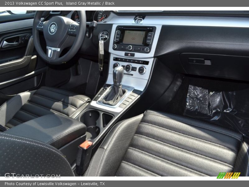 Island Gray Metallic / Black 2013 Volkswagen CC Sport Plus
